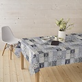 Textile de table enduit Castillo - gris