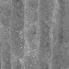 Rideau à mouche queue de chat 120x240 cm gris uni