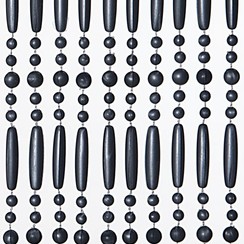 Fly curtain door curtain Perla 90x220 cm grey