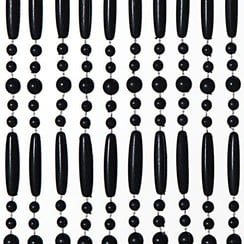 Fly curtain door curtain Perla 90x220 cm black