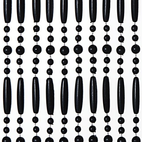 Fly curtain door curtain Perla 90x220 cm black