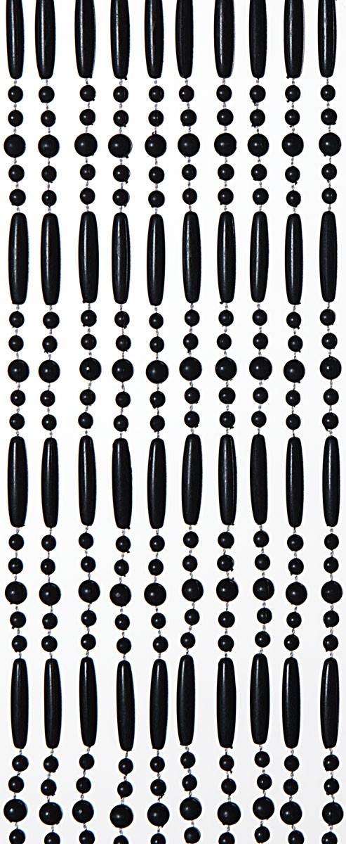 vleugel Zending Zorg Deurgordijn Perla 90x220 cm zwart