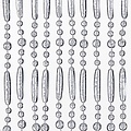 Rideau à mouche rideau de porte Perla 90x220 cm transparent