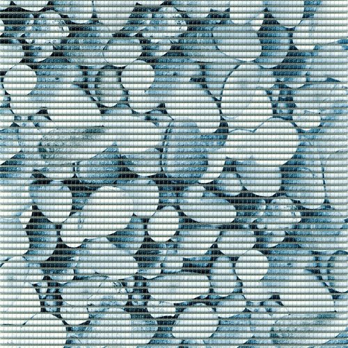 Tapis d'eau-Aquamat en rouleau Pierres 65cmx15m