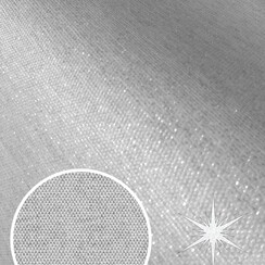 Textiles de table enduits Lurex - argent