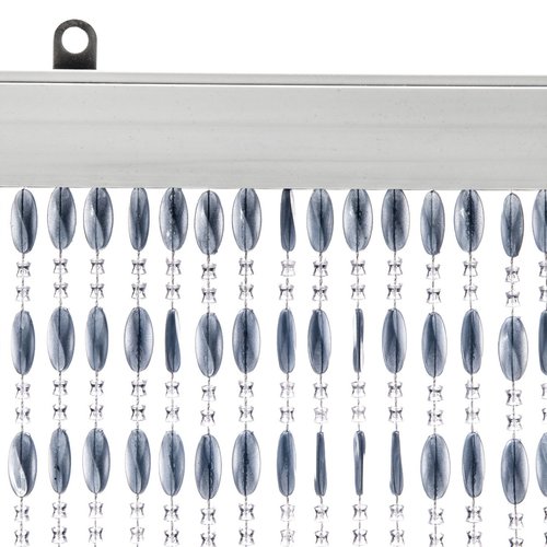 Fly curtain door curtain Charlotte 90x220 cm grey