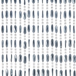 Fliegenvorhang Türvorhang Charlotte 100x240 cm grau