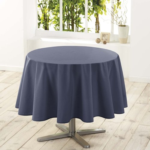 Nappe-tissu Essentiel béton rond 180 cm