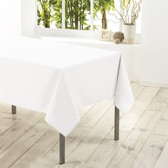 Tablecloth-textile Essentiel white 140cmx250cm