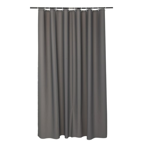 Shower curtain 100% Peva dark gray.