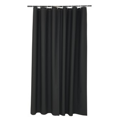 Shower curtain 180x200 100% Peva black.