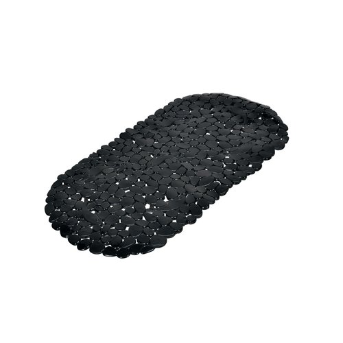 Tapis de bain - Antidérapant pour la baignoire - Noir 36x69cm