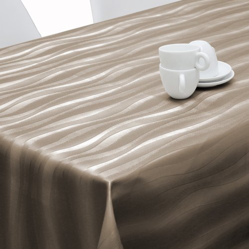 Linge de table Polyline Onix taupe