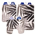 Tapis de toilette gris palmier 50x60cm