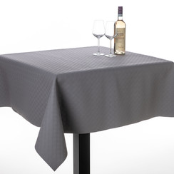 Protection de table unie blanche et matelassée, antichoc et