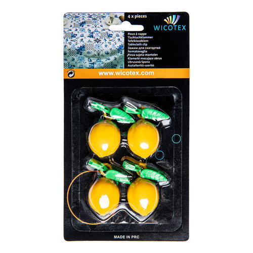 Cintres pour nappes, citrons