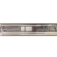 Shower bar shower set- universal chrome