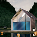 Sonnenschutz-Fensterfolie 152cm transp/blau
