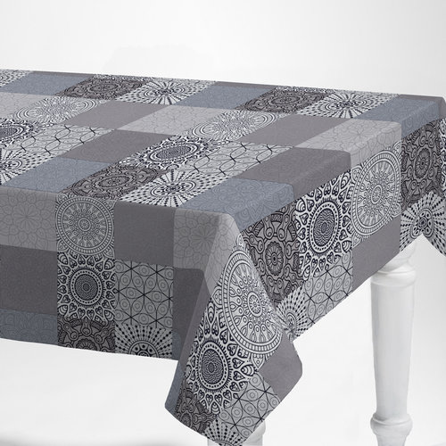 PVC Tablecloth Lidon grey