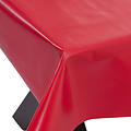 Oilcloth plain red