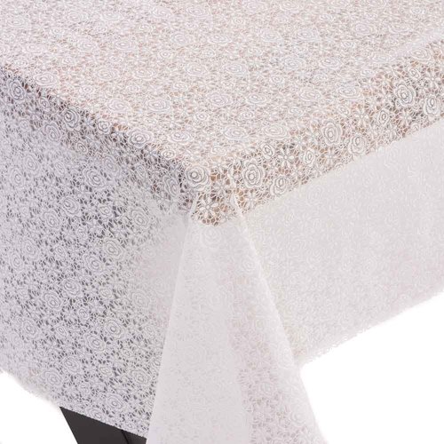 Oilcloth Lace Itto Flower white
