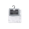 Serviettes de table en coton Charline 40x40cm blanc