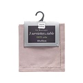 Serviettes de table en coton Charline 40x40cm lin