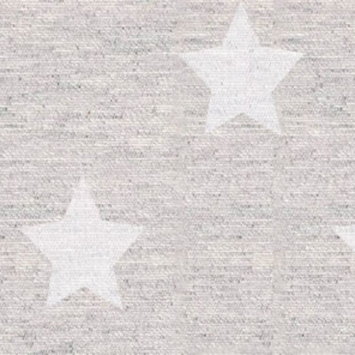 Textile de table enduit Star - argent