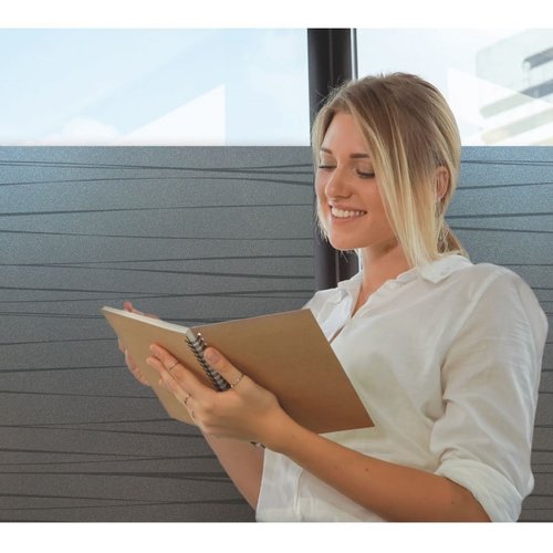 Fensterfolie Statik-Antisicht- Statik-Antisicht- GARBI GREY