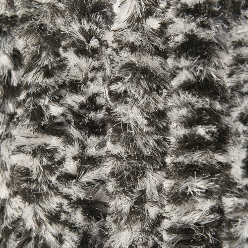 Fliegenvorhang-Katzenschwanz- 90x220 cm grau/schwarz/weiß Mix