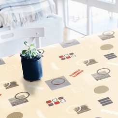 Tafelzeil Caina beige