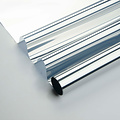 Film de protection solaire pour fenêtre 60cm x 2m transp/argenté