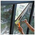 Film de protection solaire pour fenêtre 60cm x 2m transp/argenté
