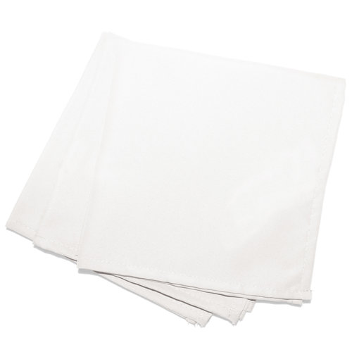 Wicotex Serviettes Essentiel 40x40cm blanc 3 pcs polyester