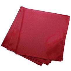 Serviettes Essentiel 40x40cm rouge 3 pcs polyester