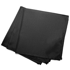 Serviettes Essentiel 40x40cm noir 3 pcs polyester