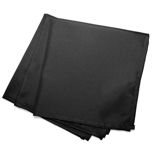 Wicotex Serviettes Essentiel 40x40cm noir 3 pcs polyester