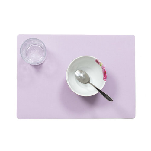 Placemats Uni lavender MINIMUM ORDER 12 pieces