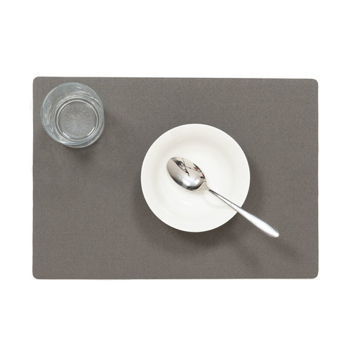 Sets de table Uni anthracite COMMANDE MINIMALE 12 ANIMAUX