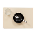 Placemats Uni cream packed per 12 pieces