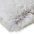 Wicotex Couverture à carreaux - Snow 150x200cm blanc brun polyester à poils hauts