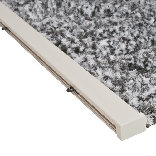 Rideau à mouche - queue de chat - 90x220 cm gris/noir/blanc mélangé