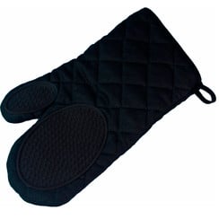 Ovenhandschoen 30x18cm zwart Bestelbaar per 6 stuks
