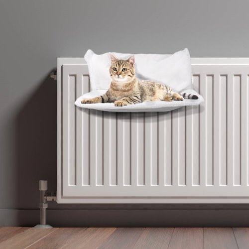 Panier à chat radiateur-45x30cm blanc