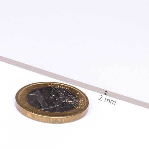 Transparentes rol Super soft 2.2mm. 80 cm x 20 m
