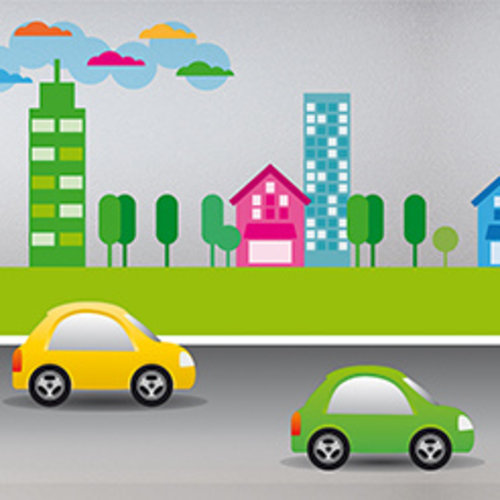 Film pour fenêtre statique-anti-vue-Voitures 46cm