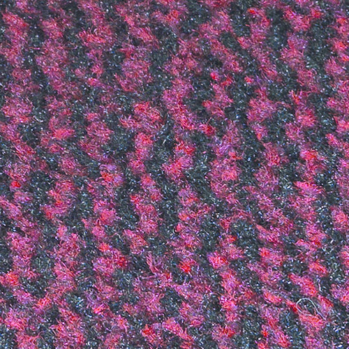 Fußmatte-Reinigungsmatte Faro 60x80cm schwarz rot