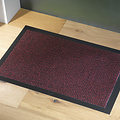 Doormat-cleaning mat Faro 40x60cm black red