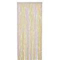 Fly curtain-cat tail- 90x220 cm beige/white mix in a colour box