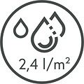 Deurmat-Droogloopmat Memphis Zwart 80x120cm